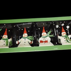 Festive Snowman Serving Tray
